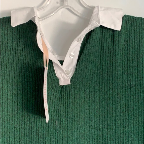 Collared Knit A-line Dress - Picture 5 of 6